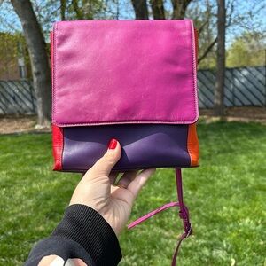 MyWalit | Pink on the Run Genuine Italian Leather  Crossbody